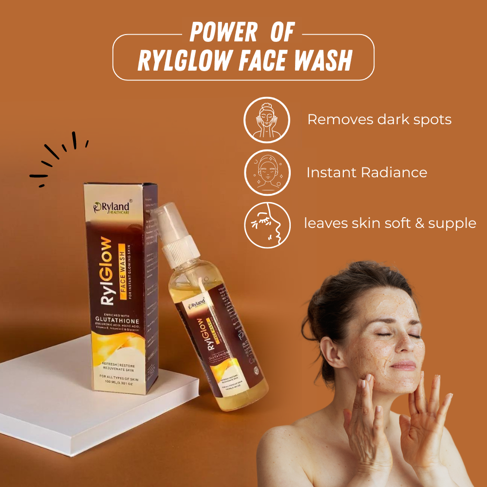 RYLGLOW Face Wash: Deep Cleanse, Refresh, and Revitalize Your Skin for a Radiant Glow!